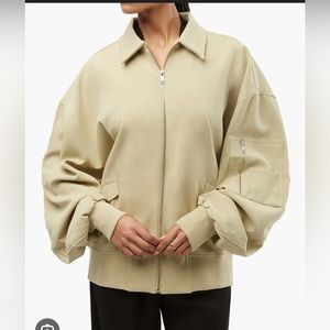 NWT WeWoreWhat Oversized Twill Bomber Jacket